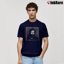 Men’s In The Falling Dark Bruce Cockburn Classic T-Shirt in navy | Soft, Breathable Everyday Wear