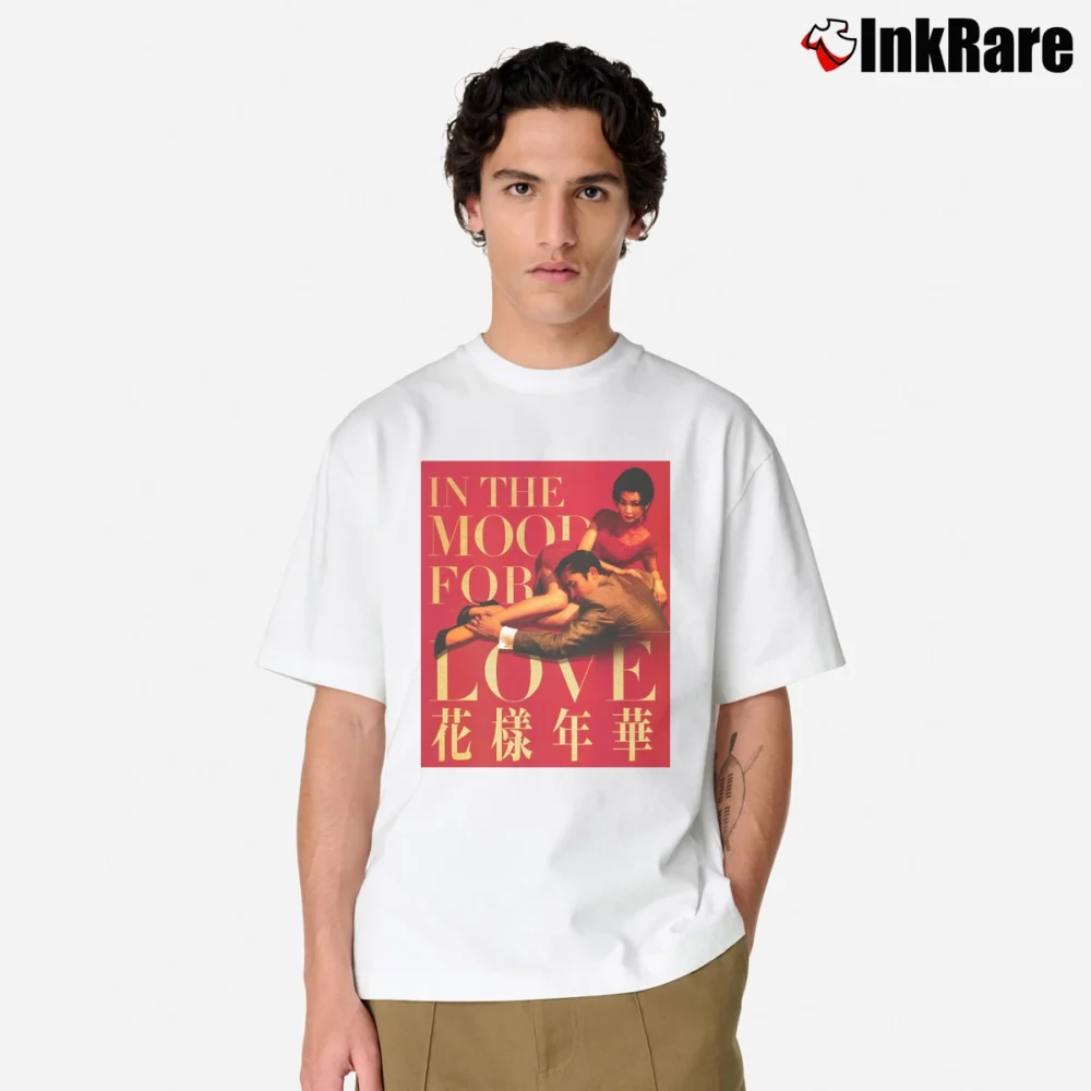 Men’s In the Mood for Love Movie Poster Classic T-Shirt in white | Soft, Breathable Everyday Wear