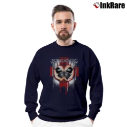 Men’s In This Moment Rotten Apple Crewneck Sweatshirt in navy | Cozy Fabric, Clean Style