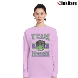 Women’s Incredible Hulk Marvel Classic Team Graphic Long-Sleeve Top in light pink | Sleek, Versatile, All-Season