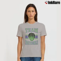 Women’s Incredible Hulk Marvel Classic Team Graphic Signature T-Shirt in sport grey | Soft, Flattering Fit