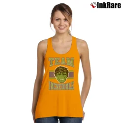 Women’s Incredible Hulk Marvel Classic Team Graphic Tank Top in orange | Lightweight, Movement-Friendly