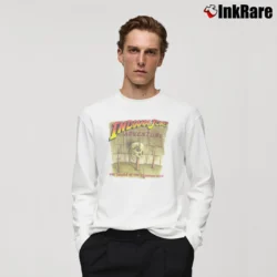 Men’s Indiana Jones Temple Forbidden Eye Disney Mickey Long-Sleeve Shirt in white | Sleek, Lightweight, Year-Round Wear