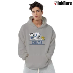 Men’s Indianapolis Colts Snoopy Pullover Hoodie in sport grey | Cozy, Durable, Modern Fit
