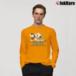 Men’s Indianapolis Colts Snoopy Long-Sleeve Shirt in orange | Sleek, Lightweight, Year-Round Wear