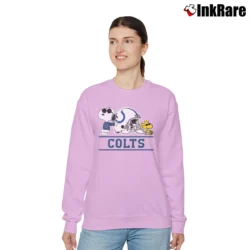 Women’s Indianapolis Colts Snoopy Relaxed Sweatshirt in light pink | Soft, Laid-Back Vibe