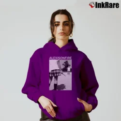 Women’s Infinite Lists Galaxy Logo Merch Cozy Hoodie in purple | Warm, Structured, Stylish