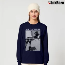 Women’s Infinite Lists Galaxy Logo Merch Long-Sleeve Top in navy | Sleek, Versatile, All-Season