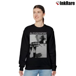 Women’s Infinite Lists Galaxy Logo Merch Relaxed Sweatshirt in black | Soft, Laid-Back Vibe