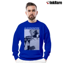 Men’s Infinite Lists Galaxy Logo Merch Crewneck Sweatshirt in royal blue | Cozy Fabric, Clean Style