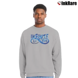 Men’s Infinite Lists Galaxy Logo Merch Crewneck Sweatshirt in sport grey | Cozy Fabric, Clean Style
