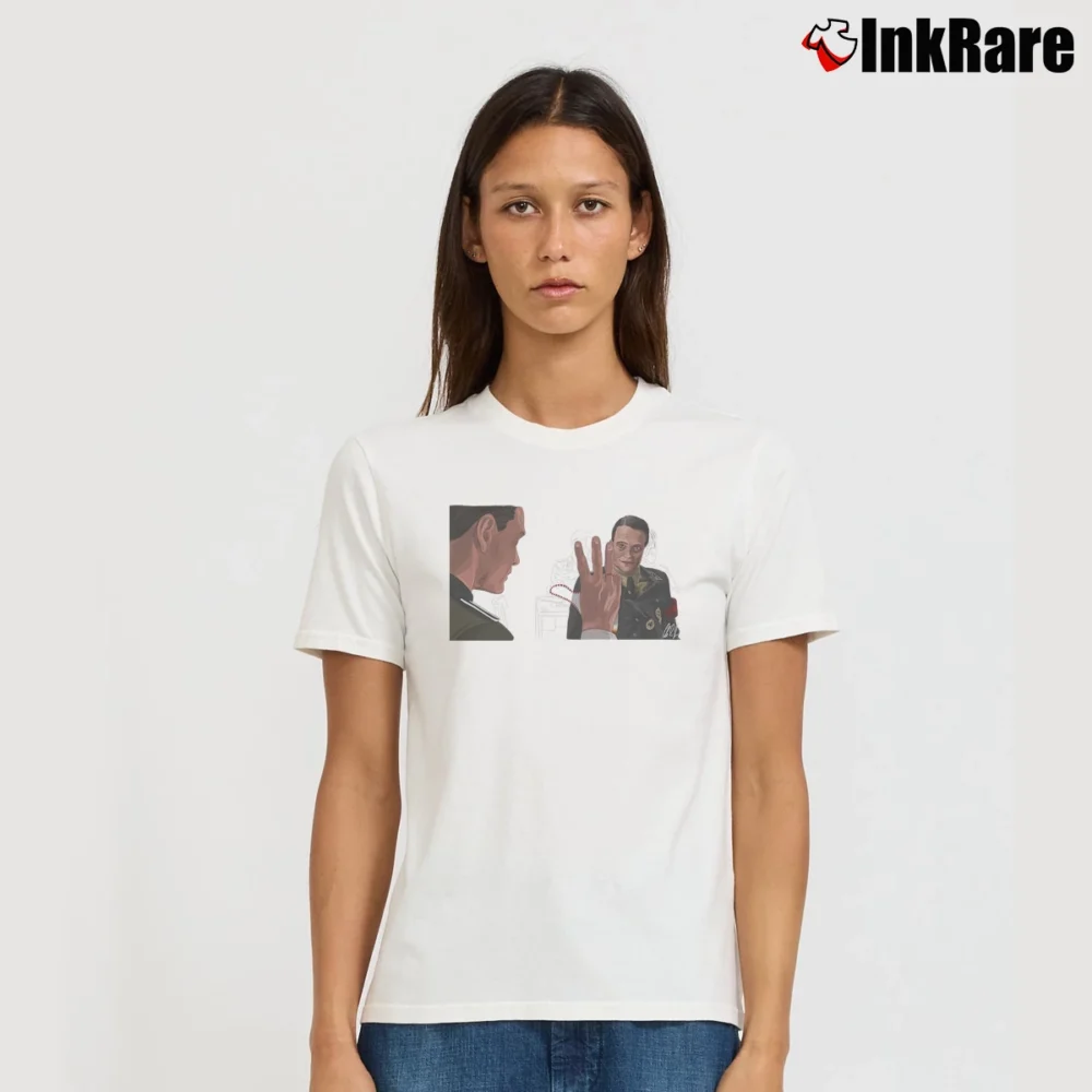 Women’s Inglourious Basterds 3 Fingers Signature T-Shirt in white | Soft, Flattering Fit