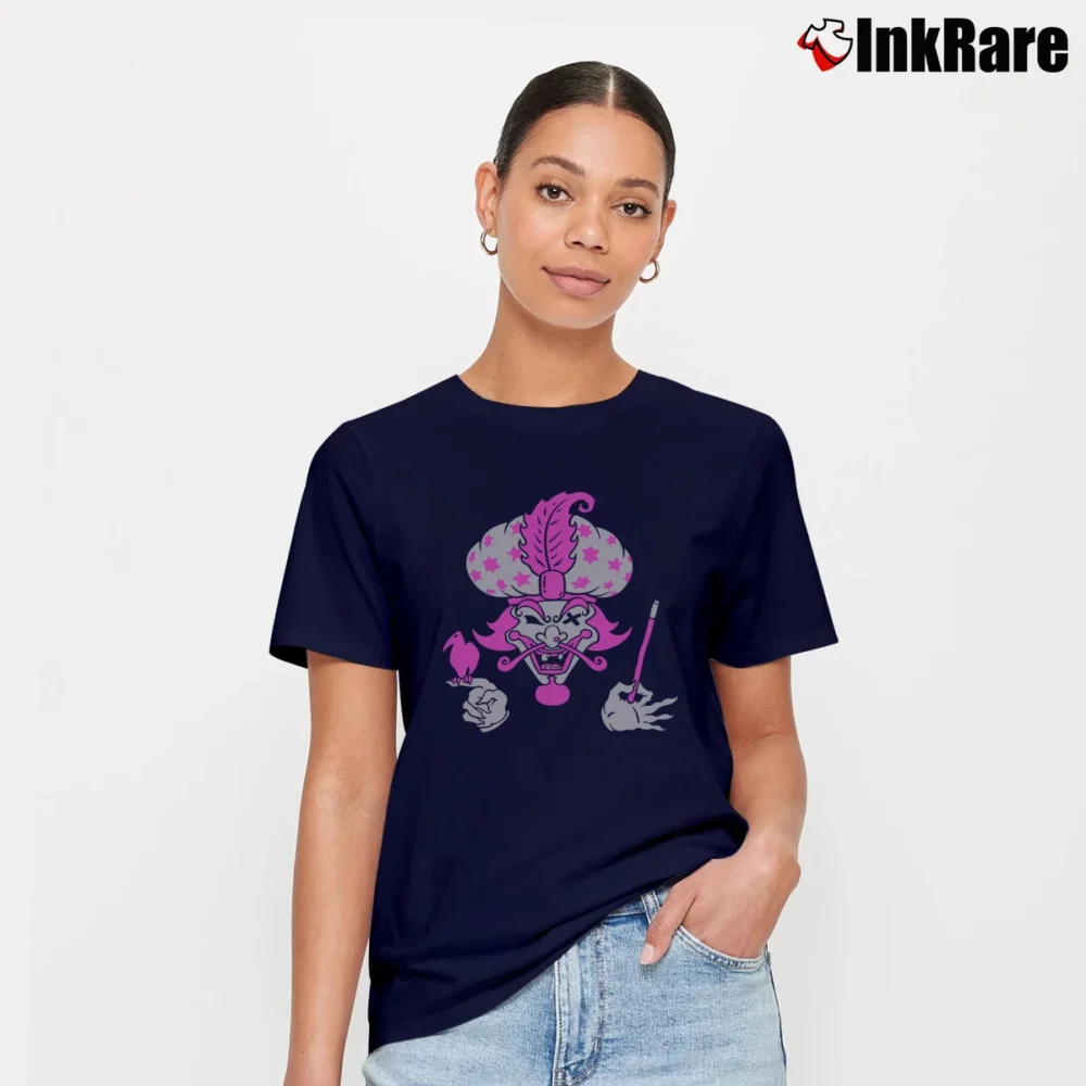 Women’s Insane Clown Posse The Great Milenko Signature T-Shirt in navy | Soft, Flattering Fit