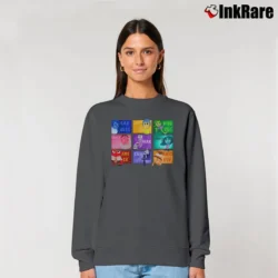Women’s Inside Out Emotions Relaxed Sweatshirt in charcoal | Soft, Laid-Back Vibe
