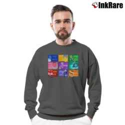 Men’s Inside Out Emotions Crewneck Sweatshirt in charcoal | Cozy Fabric, Clean Style