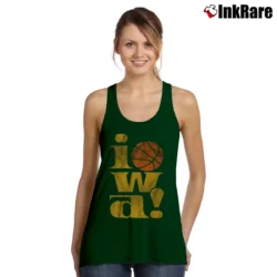 Women’s Iowa Hawkeyes Tailgate Basketball Tank Top in forest green | Lightweight, Movement-Friendly