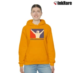 Women’s iRacing Horizon Logo Motorsport Cozy Hoodie in orange | Warm, Structured, Stylish