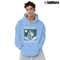 Men’s Irish Punk Dropkick Murphys Pullover Hoodie in light blue | Cozy, Durable, Modern Fit