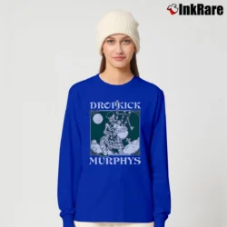 Women’s Irish Punk Dropkick Murphys Long-Sleeve Top in royal blue | Sleek, Versatile, All-Season