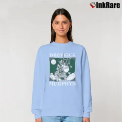 Women’s Irish Punk Dropkick Murphys Relaxed Sweatshirt in light blue | Soft, Laid-Back Vibe