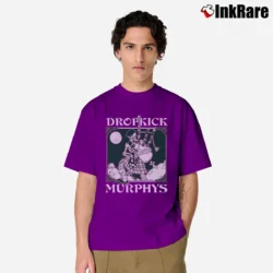 Men’s Irish Punk Dropkick Murphys Classic T-Shirt in purple | Soft, Breathable Everyday Wear