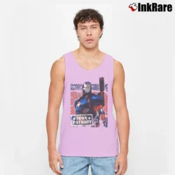 Men’s Iron Man Iron Patriot Marvel Comics Movie Tank Top in light pink | Breathable, Active-Friendly Design