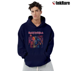 Men’s Iron Mando Mandalorian Pullover Hoodie in navy | Cozy, Durable, Modern Fit