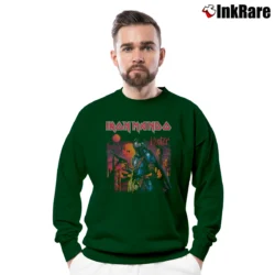 Men’s Iron Mando Mandalorian Crewneck Sweatshirt in forest green | Cozy Fabric, Clean Style