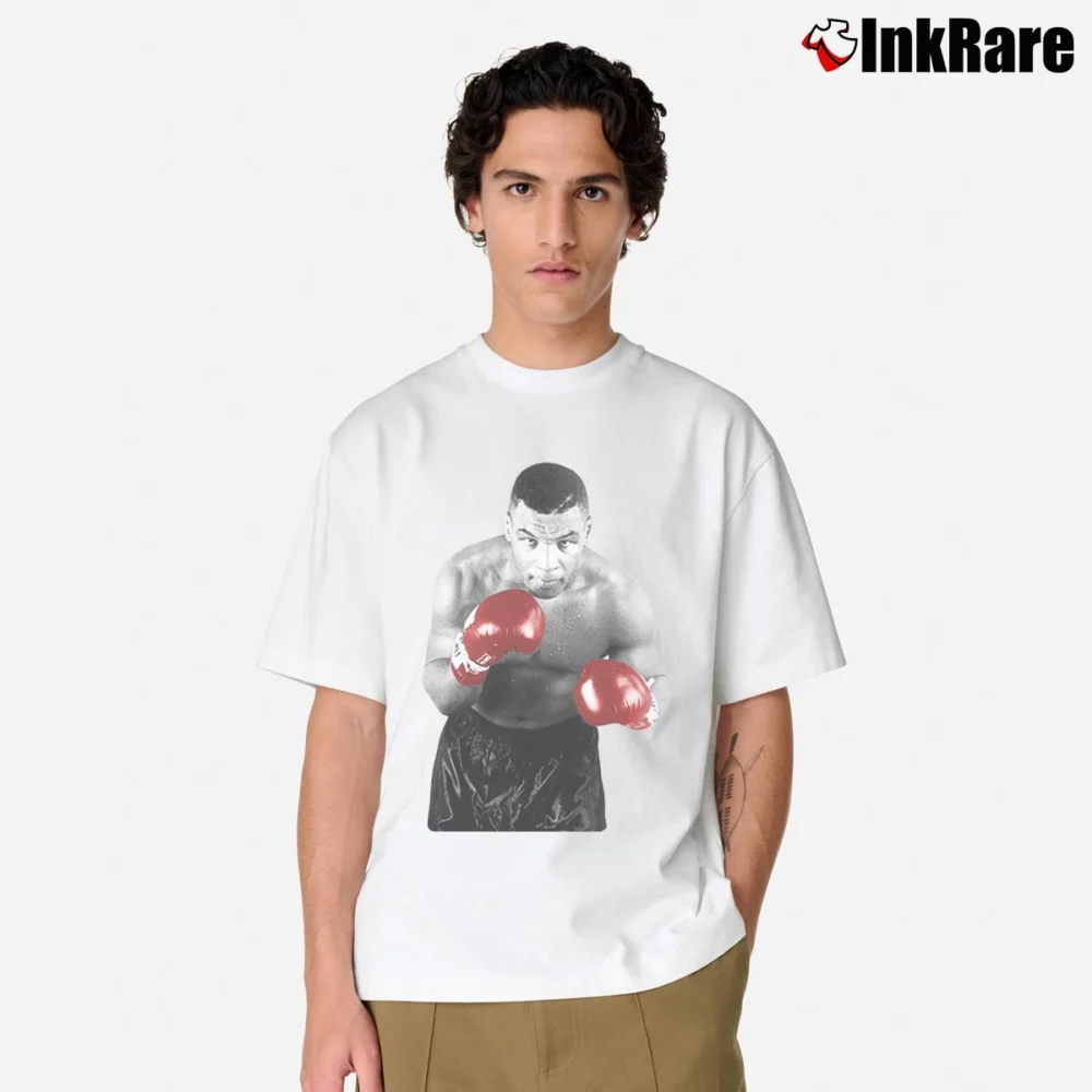 Men’s Iron Mike Tyson Dope Supreme Boxing Classic T-Shirt in white | Soft, Breathable Everyday Wear