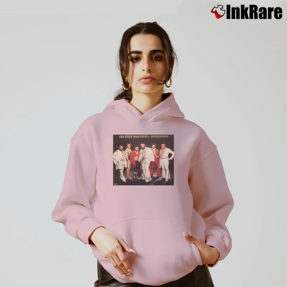 Women’s Isley Brothers Showdown Retro Gift Cozy Hoodie in light pink | Warm, Structured, Stylish