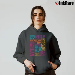 Women’s Isopure Graphics Workout Style Cozy Hoodie in charcoal | Warm, Structured, Stylish