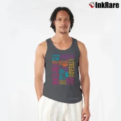 Men’s Isopure Graphics Workout Style Tank Top in charcoal | Breathable, Active-Friendly Design