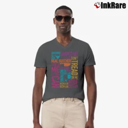 Men’s Isopure Graphics Workout Style V-Neck Tee in charcoal | Sharp, Breathable, Everyday Staple