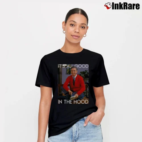 It’s All Good In The Hood Women’s Tee in black – Effortless Style Women’s It's All Good In The Hood T-Shirt in black | Soft, Flattering Fit