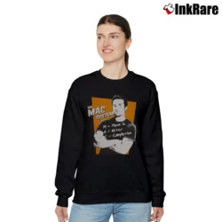 Women’s It's Always Sunny The Mac System Relaxed Sweatshirt in black | Soft, Laid-Back Vibe