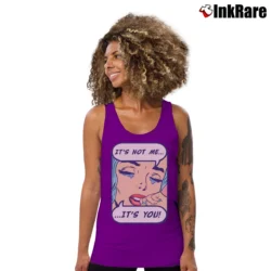 Women’s It's Not Me It's You Funny Tank Top in purple | Lightweight, Movement-Friendly
