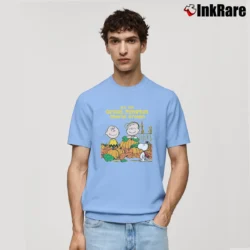Men’s It's The Great Pumpkin Charlie Brown Halloween Snoopy Classic T-Shirt in light blue | Soft, Breathable Everyday Wear