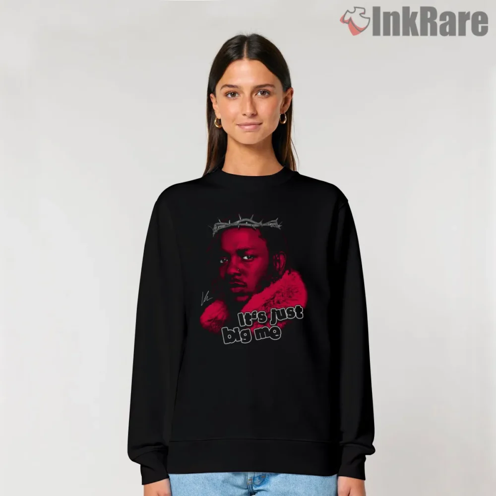 Its Just Big Me Kendrick Lamar Red Portrait Shirt on graphic shirt for women graphic tee