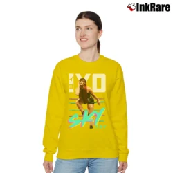 Women’s iyo sky wrestlemania for WWE Fans Relaxed Sweatshirt in yellow | Soft, Laid-Back Vibe