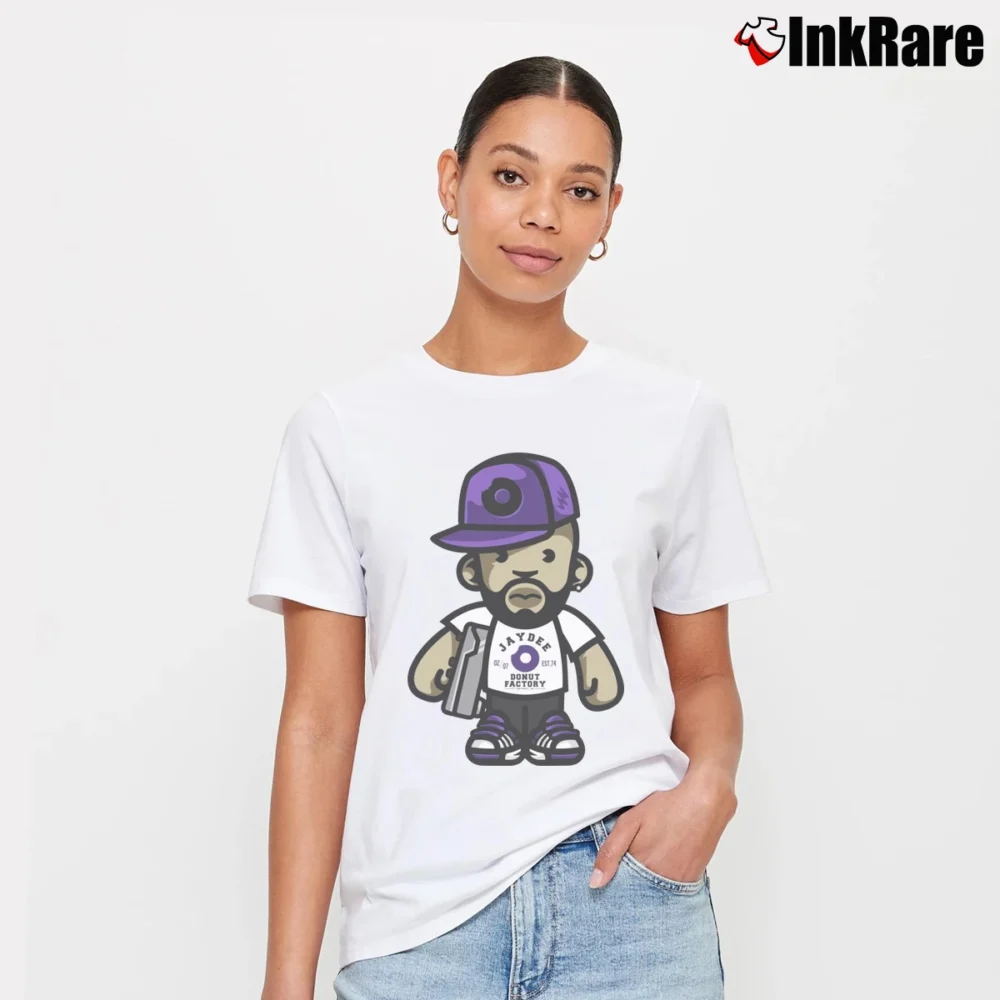 Women’s J Dilla Signature T-Shirt in white | Soft, Flattering Fit