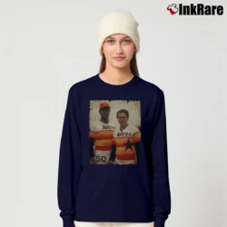 Women’s j.r. richard and nolan ryan houston astros mlb legends baseball fan Long-Sleeve Top in navy | Sleek, Versatile, All-Season