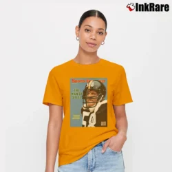 Women’s jack lambert man of steel pittsburgh steelers legend football fan Signature T-Shirt in orange | Soft, Flattering Fit