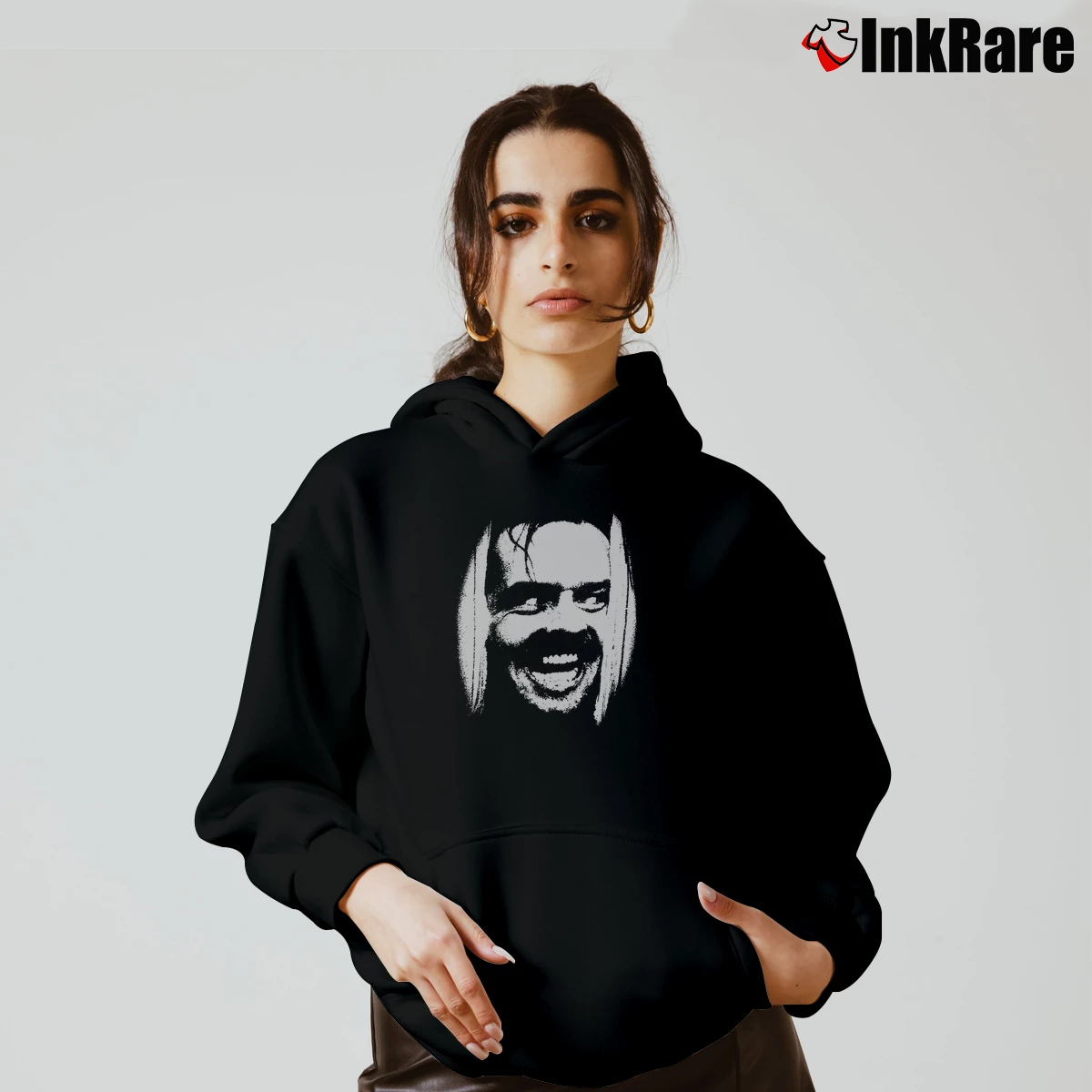 Women’s Jack Nicholson The Shining Cozy Hoodie in black | Warm, Structured, Stylish