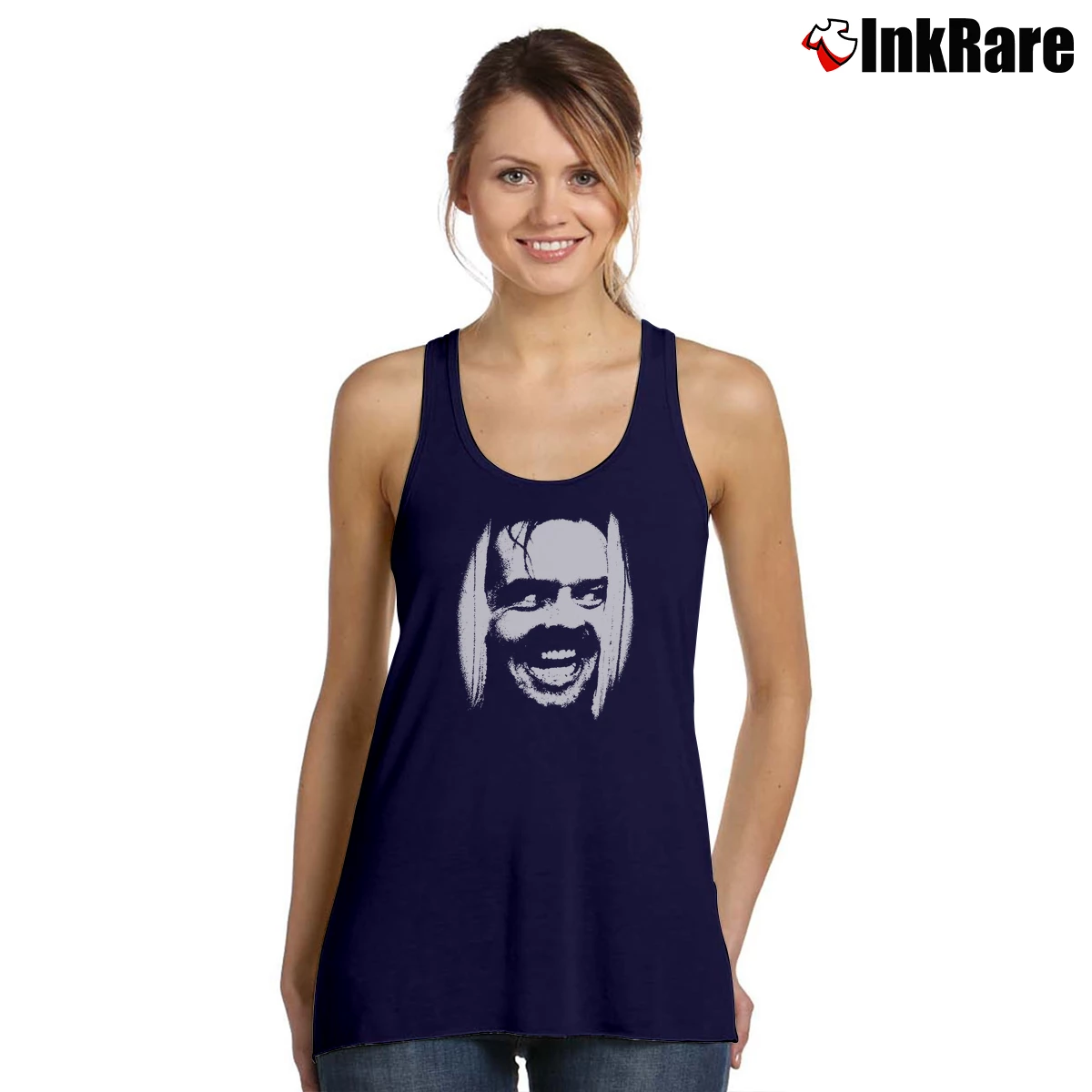 Women’s Jack Nicholson The Shining Tank Top in navy | Lightweight, Movement-Friendly