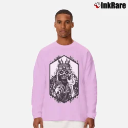 Men’s Jackremix Advanced Dungeons And Dragons Lich Long-Sleeve Shirt in light pink | Sleek, Lightweight, Year-Round Wear