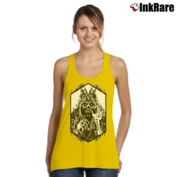 Women’s Jackremix Advanced Dungeons And Dragons Lich Tank Top in yellow | Lightweight, Movement-Friendly