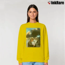 Women’s Jackson Browne Sky Blue Relaxed Sweatshirt in yellow | Soft, Laid-Back Vibe