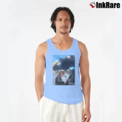 Men’s Jackson Browne Sky Blue Tank Top in light blue | Breathable, Active-Friendly Design