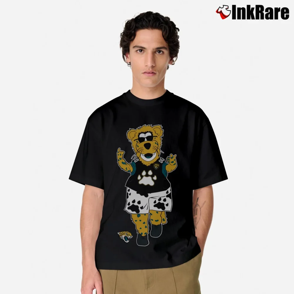 Men’s Jacksonville Jaguars Preschool Mascot Classic T-Shirt in black | Soft, Breathable Everyday Wear