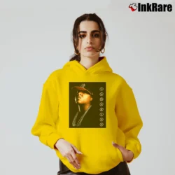 Women’s Jadakiss Rap Hip Hop Bandit Cozy Hoodie in yellow | Warm, Structured, Stylish